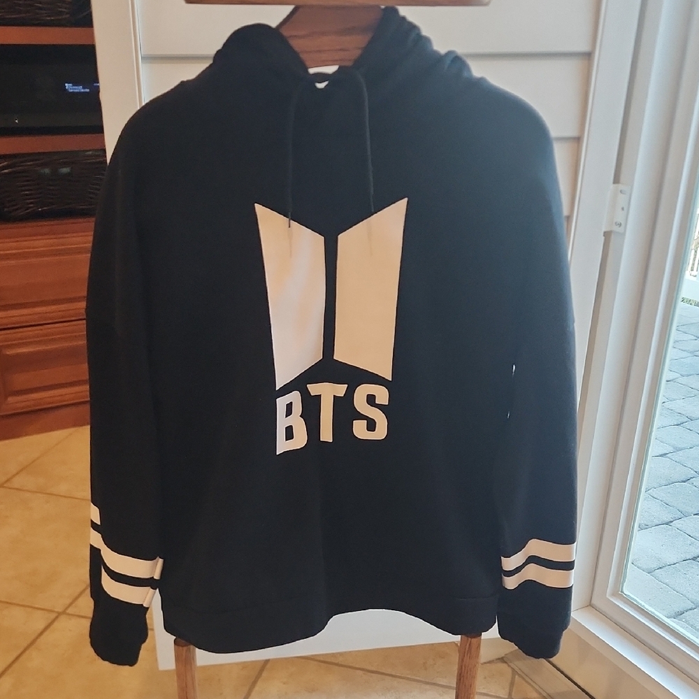 BTS Black Hoodie Sweater